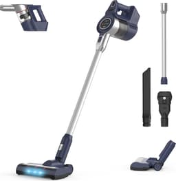 Erikssøn Steelstofzuiger Air Pro Elite 9000 - Stofzuiger Draadloos - Zonder Zak Op Accu - Grijs/Blauw — thumbnail 1