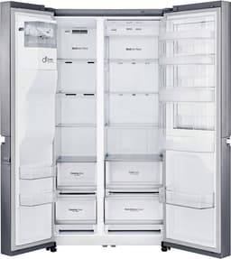 LG GSJ760PZZE ed Side-by-Side 405/196 L 179.0 x 91.2 73.8cm amerikaanse koelkast Ingebouwd/vrijstaand 625 l E Zwart, Grijs, Zilver — thumbnail 3