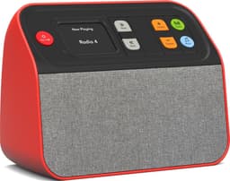 BBrain Dementie DAB+ Radio - Speciaal voor Senioren en Ouderen met Dementie - Zeer Makkelijke Bediening - Zelfstand Muziek luisteren - Geen verwarrende Technologie  - Verander Gebruikerspaneel naar Behoefte tot Bediening met slechts één Knop -  Rood — thumbnail 2
