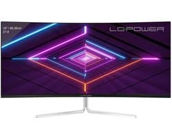LC-Power LC-M34-UWQHD-100-C-V3 - 34" UltraWide Quad HD LCD Computer Monitor - Wit