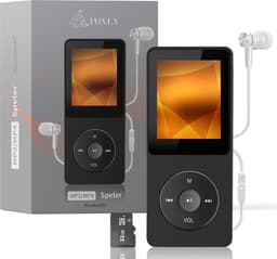 FOXLY® HiFi MP3/MP4 Speler Bluetooth Easy - FM Radio - Voice Recorder - Dictafoon - Oordopjes - 32GB SD kaart — thumbnail 5