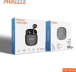 Phreeze Draadloze Oordopjes - Bluetooth Oordoppen - True Wireless EarBuds - Draadloos - 2e Generatie - Zwart — thumbnail 2