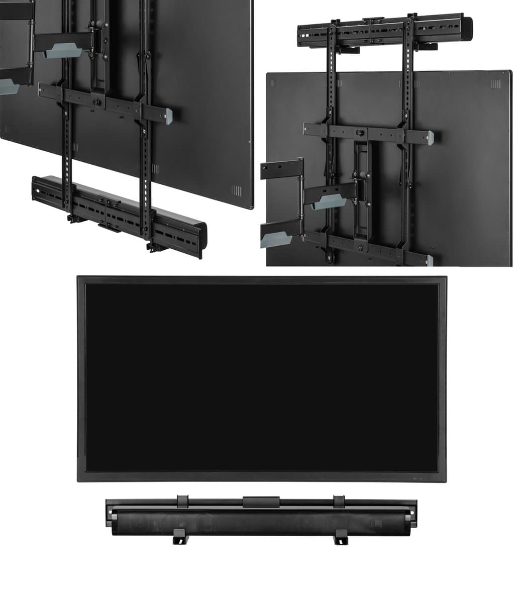 Soundbar beugel universeel - montage onder of boven tv - wandmontage — afbeelding 1