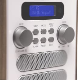 Denver DAB Radio - Retro Radio - Bluetooth - DAB+/ FM Radio - DAB48W — thumbnail 2