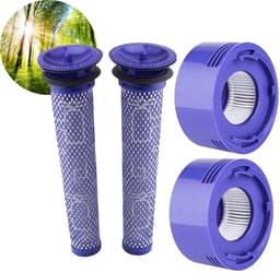 XL Set HEPA Pre- & Post Filter geschikt voor Dyson V7, V8 96747801 Accessoires Vervanging DC58, DC59, DC61, DC74 — thumbnail 1