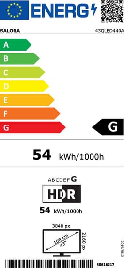 Salora 43QLED440 Smart televisie met QLED scherm — thumbnail 2
