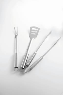 Landmann Barbecue accessoireset 3-delig roestvrij staal 13360 — thumbnail 2