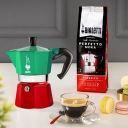 Bialetti Moka Express Italia 6 kops – Percolator – Aluminium — thumbnail 2