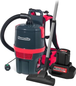 Numatic Draadloze Rugstofzuiger RSB150-NX - Rood - Inclusief accu en lader — thumbnail 1