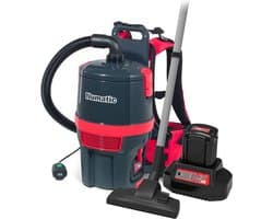 Numatic Draadloze Rugstofzuiger RSB150-NX - Rood - Inclusief accu en lader