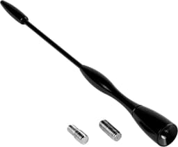 AMiO FM/AM Auto Antenne Mini Universeel met 5/6mm Adapter Zwart (16 cm) — thumbnail 3