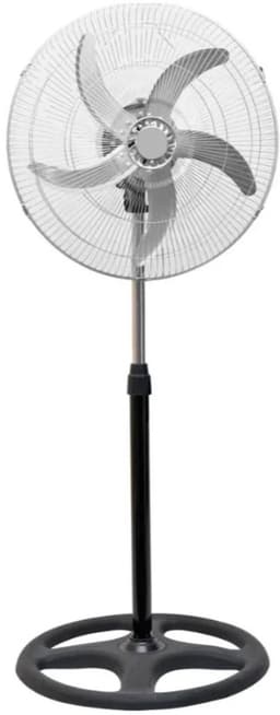 Ventilator Staand – Statiefventilator – Vloerventilator – 125 CM - 90° Oscillatie – 5 Ventilatorbladen – Stille Werking – Verzwaarde Voet - Staande Ventilator — thumbnail 1
