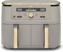 Airfryer 9,5 Liter Dual Zone – Dubbele Heteluchtfriteuse met 2 Lades – 6-in-1 Functie – Vaatwasmachinebestendig – 2470W — thumbnail 1