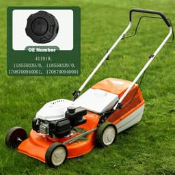 2 stuks tankdop grasmaaier compatibel met Al-Ko Pro 140/160 /QSS OHV, Loncin, Stiga grasmaaier tanksteunen, deksel voor benzinegrasmaaier, reserveonderdelen — thumbnail 4