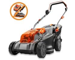 FUXTEC 40V Accu Grasmaaier FX-E2RM37 met 37cm Maaibreedte, zonder Accupack, zonder Oplader