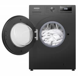 Heinner HWM-HME612IVSMTGA+++ Slim Wasmachine – 6 kg – 1200 tpm – Energieklasse A – Inverter Motor – 15 Programma’s – Stoom – 15 Min Snelprogramma – Digitaal Display – Kinderslot – Titaniumgrijs — thumbnail 3