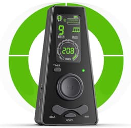 Digitale Metronoom - Elektronische Metronoom - 40-208 BPM - LCD-Display met Draaiknop - 9 Ritmepatronen en Instelbaar Volume - USB en 3 AAA-Batterijen - Voor Piano, Gitaar, Viool, Drums en Muziekoefening — thumbnail 5