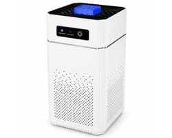 Luchtreiniger voor Woonkamer, Slaapkamer en Huisdieren - Luchtbevochtiger - Met HEPA‑filter, 3 standen instelbaar - Wit