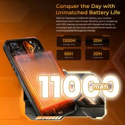 OUKITEL WP66 5G Outdoor Smartphone-11000mAh-108MP camera-36GB RAM-512GB ROM-IP68 Waterdicht, Android 16, NFC — thumbnail 5
