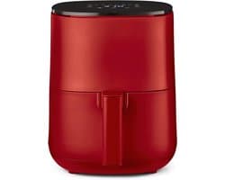 QORA® Mini airfryer - Airfryer - Airfryer klein - Rood - ‎23cm x 29cm x 30cm