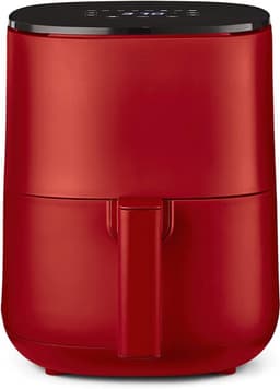 QORA® Mini airfryer - Airfryer - Airfryer klein - Rood - ‎23cm x 29cm x 30cm — thumbnail 1