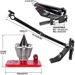 Grasmaaier Balancer - Maaiblad Balancer - Gazon Onderhoud - Magnetische Uitlijning - 15-45 graden - Metaal — thumbnail 5