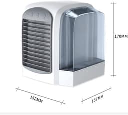 Airconditioner draagbare airconditioner elektrische ventilator bevochtigingssysteem koeler afneembare airconditioner ( zilver) — thumbnail 4