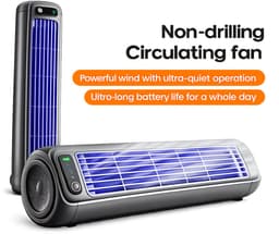 Velmio Draagbare Airco - Persoonlijke Koeler - Luchtverkoeler - Ventilator - Thuis en Kantoor - Stille Werking - 3 Standen - Compact Formaat — thumbnail 1