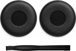 Set Oorkussens voor Jabra Koptelefoon - Evolve 20 Oorkussen - Evolve 20/20se/30/30II/40/65 - Kunstleer met Traagschuim — thumbnail 1
