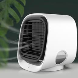 Mobiele airconditioning, draagbare luchtkoeler, 3 snelheden, mini-airconditioning met ledlicht, mini-airconditioner zonder afvoerslang, luchtkoeler, geschikt voor slaapkamer, kantoor — thumbnail 1