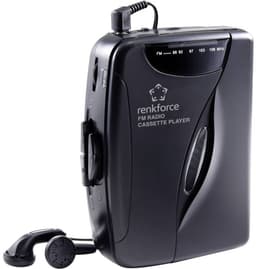 Renkforce RF-CP-150 Draagbare cassettespeler Zwart — thumbnail 1