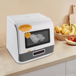 Mini Vaatwasser - Aanrecht Model - Keuken Reinigen - Energie Efficiënt - 4-6 Couverts - Wit — thumbnail 5