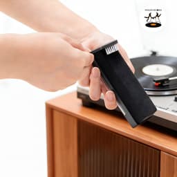 Pinguïn Records VinylCare ProBrush - Hoogwaardige platenborstel – Complete 3-delige set – Inclusief naald- en schoonmaakborstel - Antistatische platenborstel – LP borstel – Platenreiniger voor vinyl — thumbnail 5