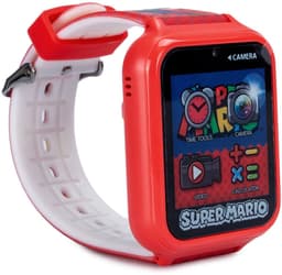 Super Mario Bros Interactief Kinderhorloge - Digitale Smartwatch met Camera, Games & Stappenteller - Siliconen Band — thumbnail 2