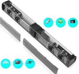 Bluetooth-soundbar - Afneembare soundbar - Ondersteunt Bluetooth 5.0 - Met 3D-surroundgeluid en subwoofer - USB-poort - Zwart — thumbnail 5