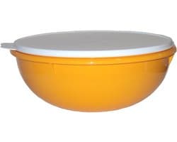Mengkom - Keuken Kom - Grote Keuken Klus - Luchtdichte Deksel - 62 Liter - Geel