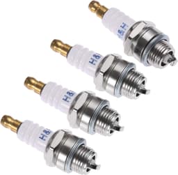 SnelShoppen - 4 Stuks L7T Bougies voor 2-Takt Motoren, Vervangingssparkplugs voor Chainsaw, Grasmaaier, Bosmaaier en Tuingereedschap — thumbnail 1