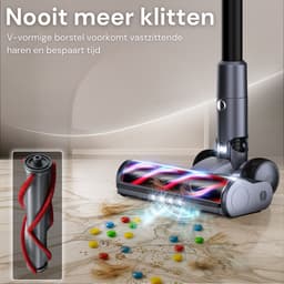 Vesora® 3-in-1 Steelstofzuiger met Extra Accu - Draadloos zonder Zak - BASIC - Draadloze Stofzuiger - Kruimeldief Snoerloos - Vacuum Cleaner - Handstofzuiger - Stofzuiger Steel met Hepa Filter - Stofzuiger Huisdieren - Zakloze Stofzuiger — thumbnail 2