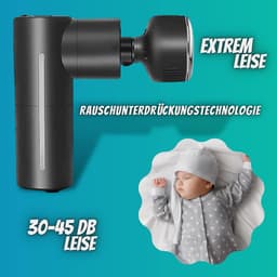 SnelShoppen - Winch Warmte en Koude Massagepistool | Massage Gun met Warmte - Koud Functie (Zwart) voor Spierontspanning en Herstel — thumbnail 2