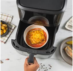 UFESA Stork Neo Airfryer – XXL 6,5 Liter – Met Kijkvenster – 1600W – Zwart — thumbnail 4