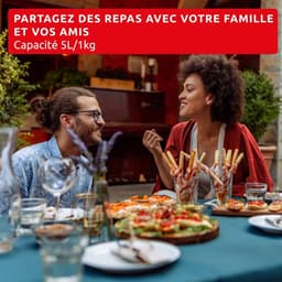Heteluchtfriteuse - Airfryer Frituurpan - Gezond Koken - 5 Liter Capaciteit - 5 L - Eucalyptus — thumbnail 4