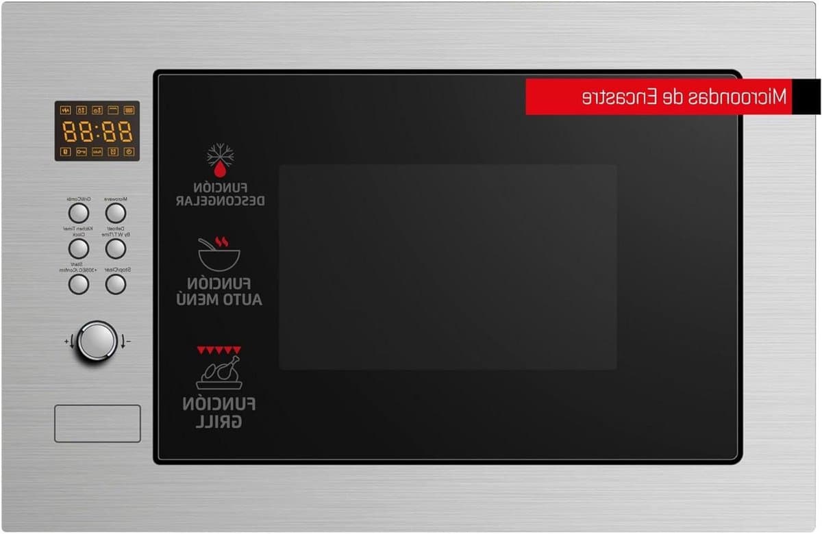 Magnetron - Oven - Snel Eten - Met Grillfunctie - 25 Liter - Roestvrij Staal — afbeelding 1