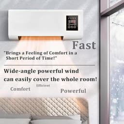 Draagbare Airconditioner - Mobiele Airco - Klimaatregeling Thuis - Stille Werking - 12000 BTU - Wit — thumbnail 4