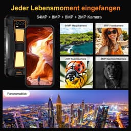 OUKITEL WP58 Pro smarttelefoon – 6,7 inch – 5G achtkernprocessor, 120Hz scherm, 64MP camera, 10000mAh accu met OTG, IP68/IP69K, MIL-STD-810H, NFC — thumbnail 2