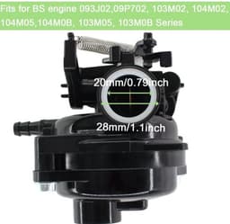 Carburateur voor Grasmaaier - Vervangbaar Model - Kwaliteit - Geschikt voor Troy-Bilt - 163cc 140cc — thumbnail 5