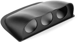 SnelShoppen - Triple Gauge Pod Dash Gauge Pod 3 Holes voor Auto (zwart) - Universele Accessoire, ABS Materiaal, Stijlvol Ontwerp, 2 Inch/52 mm Diamete — thumbnail 1