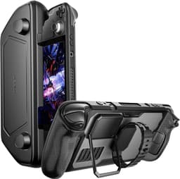 JSAUX ModCase voor Steam Deck LCD & OLED - Modulaire Beschermhoes Basic Set - Travel Cover & Kickstand - Zwart - PC0104 — thumbnail 1