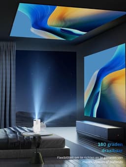Zavio® Mini Beamer - Mini Projector - Beamer 4k — thumbnail 3