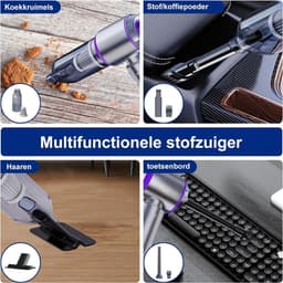 Zavio® Auto Stofzuiger - Kruimeldief - Handstofzuiger — thumbnail 4
