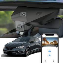 SnelShoppen - Dashcam 4K Voor Renault Megane RS 2021 2022 2023, OEM Look, 2160P UHD Video, WiFi, Loop Recording, G-Sensor, WDR, Plug & Play, 64GB Kaar — thumbnail 1